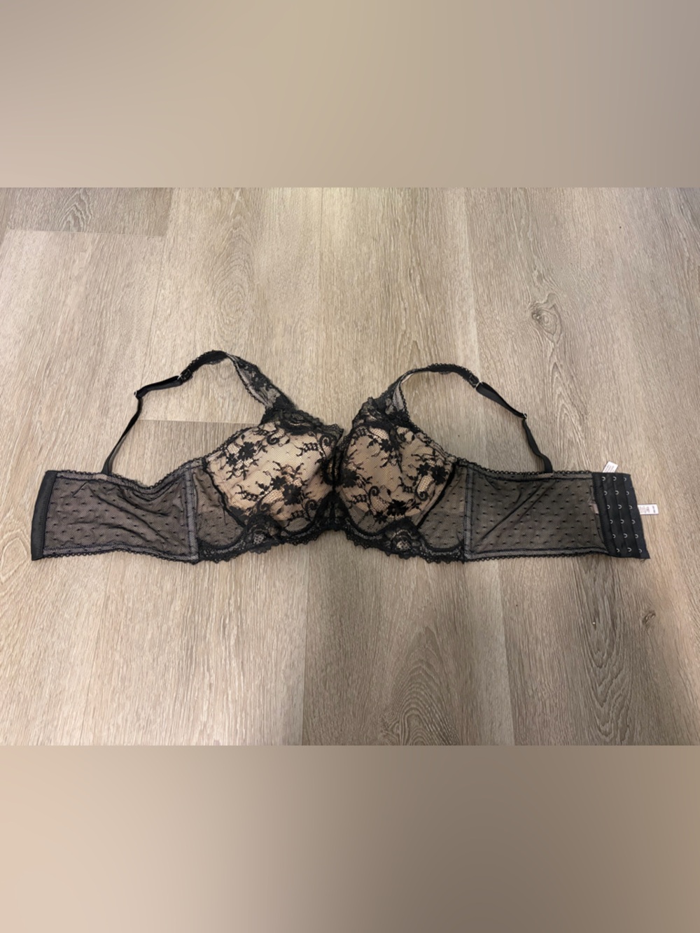 Victoria secret‎ dream angels Black Lace Underwire Bra whimsygoth fairy grunge